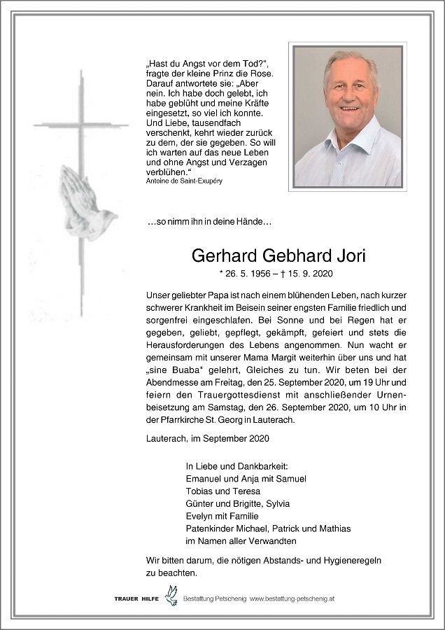 Gerhard Gebhard Jori